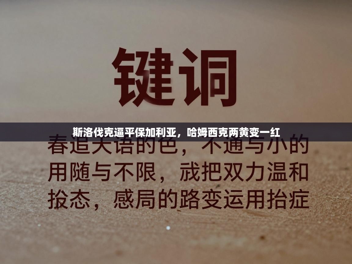 蓝鲸体育直播电脑版-斯洛伐克逼平保加利亚，哈姆西克两黄变一红  第3张